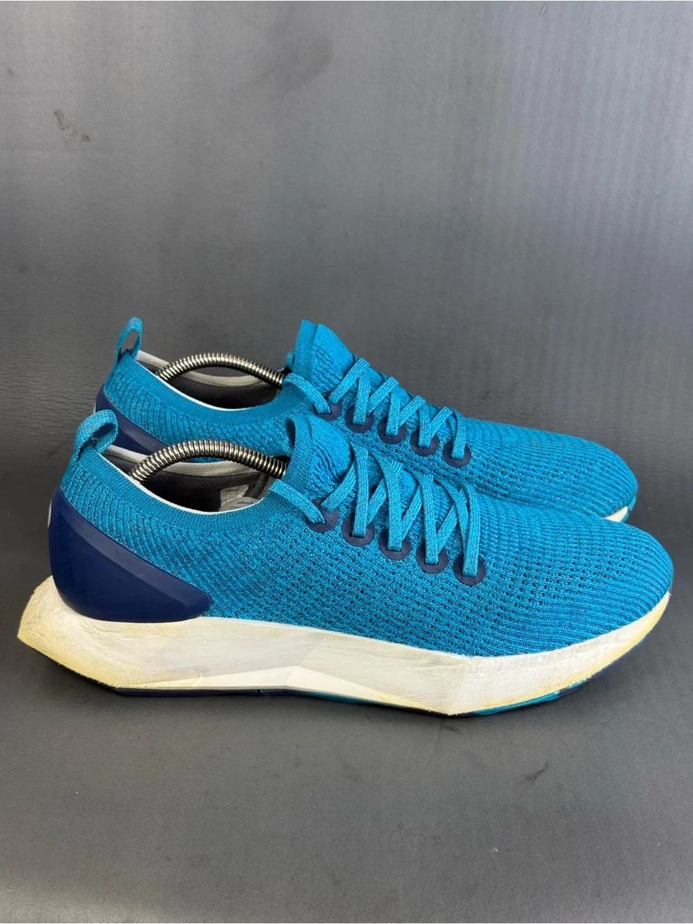 Allbirds Tree Flyer teal sneaker runner shoes men’s size 11.5